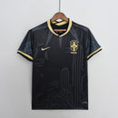 Camisa Brasil Black 2022 Torcedor retro