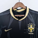 Camisa Brasil Black 2022 Torcedor retro